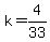 k+=+4%2F33