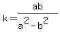 k+=+ab%2F%28a%5E2+-+b%5E2%29