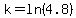 k+=+ln%284.8%29