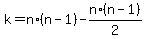 k+=+n%2A%28n-1%29+-+n%2A%28n-1%29%2F2