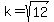 k+=+sqrt%2812%29