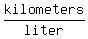 kilometers%2Fliter