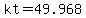 kt=49.968