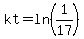 kt=ln%281%2F17%29