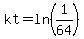 kt=ln%281%2F64%29