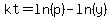 kt=ln%28p%29-ln%28y%29