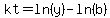 kt=ln%28y%29-ln%28b%29