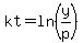 kt=ln%28y%2Fp%29