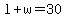 l%2Bw=30