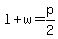 l%2Bw=p%2F2