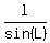 l%2Fsin%28L%29