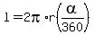 l=2pi%2Ar%28alpha%2F360%29