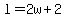 l=2w%2B2