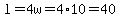 l=4w=4%2A10=40
