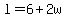l=6%2B2w