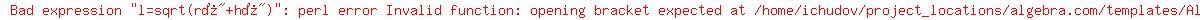 l=sqrt%28r%B2%2Bh%B2%29