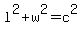l%5E2%2Bw%5E2=c%5E2