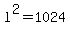 l%5E2=1024