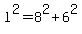 l%5E2=8%5E2%2B6%5E2