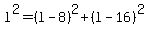 l%5E2+=+%28l-8%29%5E2%2B%28l-16%29%5E2