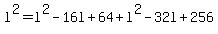 l%5E2+=+l%5E2-16l%2B64+%2B+l%5E2+-+32l%2B256
