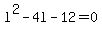 l%5E2-4l-12=0