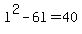 l%5E2-6l=40