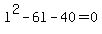 l%5E2-6l-40=0
