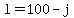 l+=+100+-+j