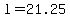 l+=+21.25