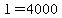 l+=+4000
