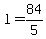 l+=+84%2F5