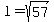l+=+sqrt%2857%29