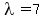 lambda+=+7