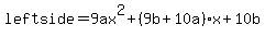 leftside=9ax%5E2%2B%289b%2B10a%29x%2B10b