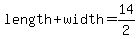 length%2Bwidth=14%2F2
