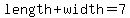 length%2Bwidth=7