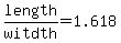 length%2Fwitdth=1.618
