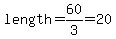 length=60%2F3=20