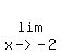 lim%28x-%3E-2%29
