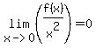 lim%28x-%3E0%2C%28f%28x%29%2Fx%5E2%29%29=0
