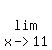 lim%28x-%3E11%29+