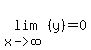lim%28x-%3Einfinity%2C%28y%29%29=0%29