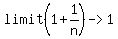 limit%281%2B1%2Fn%29+-%3E+1