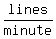 lines%2Fminute