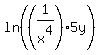 ln%28%281%2Fx%5E4%295y%29%29-ln%284z%29