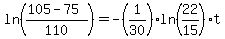ln%28%28105-75%29%2F110%29+=+-%281%2F30%29%2Aln%2822%2F15%29%2At
