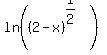 ln%28%282-x%29%5E%281%2F2%29%29