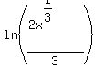 ln%28%282x%5E%281%2F3%29%29%2F3%29