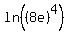 ln%28%288e%29%5E4%29